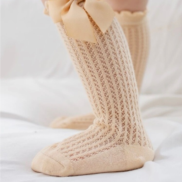 Bow decor over the calf socks - Picture 8 of 10